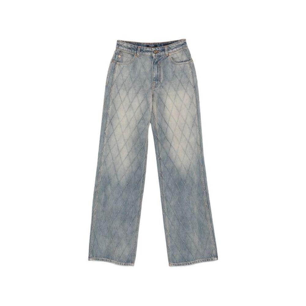 Balmain Women Denim Cotton Jeans